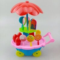 Đồ chơi lồng đèn trung thu cho bé hình xe kem Kitty có nhạc có đèn thương