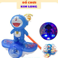 Đồ chơi lồng đèn trung thu cho bé hình DOREMON đứng xe thăng bằng tặng pin có đèn và nhạc quà tặng trung thu cho bé SẴN-