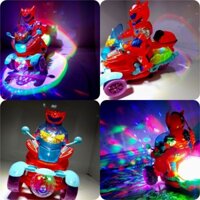 Đồ Chơi Lồng Đèn Trung Thu xe cảnh sát siêu nhân Có Nhạc Đèn 5D tự động di chuyển đồ chơi Cho Bé