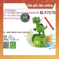 Đồ chơi lồng đèn Trung thu khủng Long di chuyển trên xe nhạc đèn