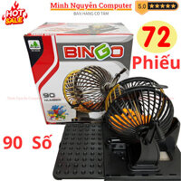 Đồ chơi lồng quay lô tô Bingo Lotto 90 số, 72 phiếu siêu to - Minh Nguyễn Computer