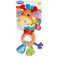 Đồ chơi lục lạc gặm nướu hươu cao cổ đeo vòng đa sắc Playgro, cho bé từ 3 tháng