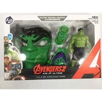 ⛔Đồ Chơi Mặt Nạ Siêu Anh Hùng Hulk Và Phụ Kiện Chiến Đấu Cho Bé Nhập Vai Sống Động⛔️
