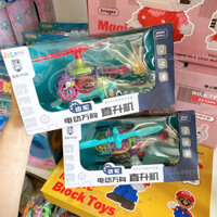 Đồ Chơi Máy Bay Trong Suốt Chạy Pin