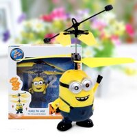 Đồ Chơi Máy Bay Trực Thăng Minion Cảm Ứng Cho Bé