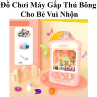 Đồ Chơi Máy Gắp Thú Bông Cho Bé Vui Nhộn Kèm Bóng Và Thú Bông