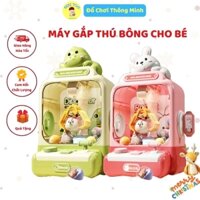 Đồ Chơi Máy Gắp Thú Bông Có Nhạc Có Đèn Tặng Kèm Gấu Bóng Đồ Chơi Gắp Gấu Bông Mẫu Mới Khủng Long