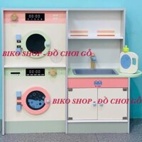 Đồ chơi máy giặt 2 tầng bằng gỗ cho bé - 𝐁𝐈𝐊𝐎 𝐒𝐇𝐎𝐏