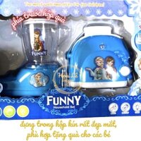Đồ chơi máy xay sinh tố và máy nướng bánh mì Elsa - món quà cho bé đảm đang- Shop Vân Lê Sài Gòn - Vân Lê