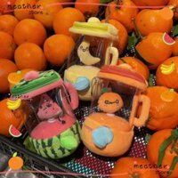 Đồ chơi máy xay sinh tố METHERSTORE, Mặt dây chuyền túi dưa hấu / cam / chuối Máy ép trái cây Đồ chơi sang trọng, Phim hoạt hình vui nhộn Dây rút xoay Đồ chơi nhồi bông Quà tặng trẻ em