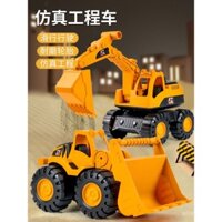 Đồ chơi máy xúc cho trẻ em, xe tải cần cẩu, xe trộn lớn, xe nhỏ, xe kỹ thuật, máy ủi, xe đồ chơi cho trẻ 3-4 tuổi