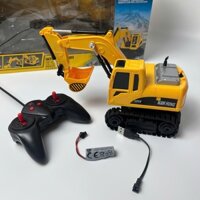 Đồ chơi máy xúc điều khiển từ xa, máy xúc đồ chơi múc được đất cát mã 666-117