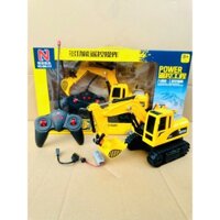 Đồ chơi máy xúc điều khiển từ xa máy xúc đồ chơi múc được đất cát