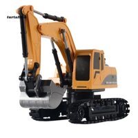 Đồ Chơi Máy Xúc Xe Cẩu Múc Có Điều Khiển Từ Xa Gầu Bằng Sắt Bánh Xích Kèm Pin Sạc Cao Cấp