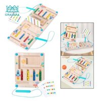 Đồ chơi Mê cung Borad Học tập Giáo dục sớm Câu đố huấn luyện tư duy logic cho trẻ em Trẻ em trên đường