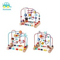 Đồ chơi mê cung hạt gỗ Đồ chơi học tập mầm non Kỹ năng vận động tinh Đếm số