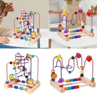 Đồ chơi mê cung hạt gỗ predolo cho trẻ em, tăng cường phối hợp và kỹ năng nhận thức