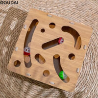 Đồ chơi mê cung mèo GOUDAI với 2 quả bóng Trò chơi tương tác ngộ nghĩnh