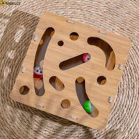 Đồ chơi mê cung mèo VIDELLY với 2 quả bóng Trò chơi tương tác an toàn