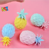 Đồ chơi mềm dẻo Squishy Mochi hình quả dứa dễ thương, xả stress giải tỏa căng thẳng