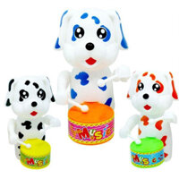 Đồ chơi Mèo, Cún, Thỏ đánh trống vặn cót bằng nhựa