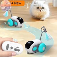 Đồ chơi mèo vonluxu, Xe điều khiển từ xa thông minh, Teaser cho mèo điện, Xe thú cưng tự giải trí, Đồ dùng cho mèo, Đồ chơi cho mèo tự động VN