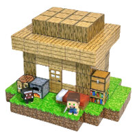 Đồ chơi Minecraft Khối từ tính Trẻ em Lắp ráp Nam châm Khối xây dựng giáo dục Đồ chơi Bo