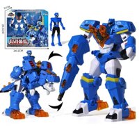 Đồ chơi miniforce siêu nhân volt tốc độ và Robot siêu khủng long Tyranno đồ chơi trẻ em biệt đội siêu nhân nhí