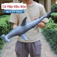 Đồ chơi mô hình cá mập đầu búa, cá mập voi, cá mập trắng (Hàng Sẵn)