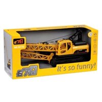 Đồ chơi mô hình cần cẩu quán tính chạy đà, xe mô hình cần cẩu 9011E - 678