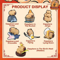 Đồ Chơi - Mô Hình Capybara Mini - Tatu Kids - Gồm 7 mẫu dễ thương khác nhau