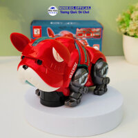 Đồ chơi mô hình chó Pitbull biết đi có nhạc có đèn tặng kèm pin dành cho bé - Đồ chơi MiniKids