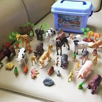 Đồ Chơi Mô Hình Con Vật 58 Chi Tiết Cho Bé Khám Phá Thế Giới, Đồ Chơi Động Vật 58 Chi Tiết Hộp Đựng & Mã QRcode