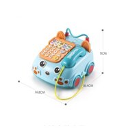 Đồ chơi mô hình điện thoại bàn hình chó dể thương cho bé