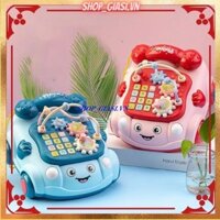 Đồ Chơi Mô Hình Điện Thoại Bàn Phát Nhạc Cho Bé [hót]