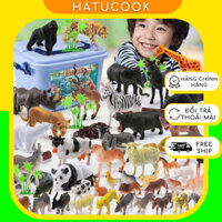 Đồ chơi mô hình động thực vật ,bộ gồm 58 chi tiết giúp bé khám phá thế giới động thực vật muôn màu ,thêm yêu thiên nhiên