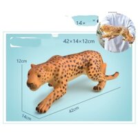 Đồ chơi mô hình động vật thú rừng con Báo bằng nhựa dẻo Size To cho bé vừa học vừa chơi