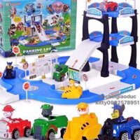 đồ chơi mô hình đường ray chó cứu hộ /poli