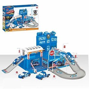 Đồ chơi Mô hình gara xe cảnh sát Jinlibao No. 238-003