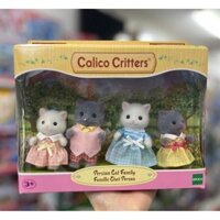 Đồ Chơi Mô Hình Gia Đình Mèo Ba Tư - Sylvanian Families Calico Critters Persian Cat Family