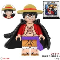 Đồ chơi mô hình hành động One Piece Fanatic, Luffy Sabo bốn bánh, khối xây dựng lắp ráp bên thứ ba, minifigure