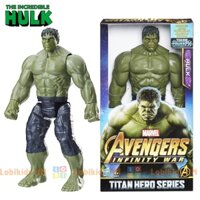 Đồ chơi mô hình Hulk 30cm, Hasbro Marvel Avenger Titan Hero Series cho bé từ 4 tuổi trở lên