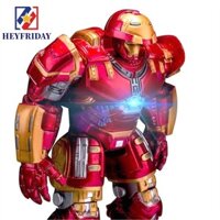 Đồ chơi mô hình Hulkbuster NOVAFLUX, Khớp di chuyển bằng đèn LED Hulk Nhân vật hành động, Đồ chơi trẻ em Đồ chơi hình 18cm Marvel Avengers Anime Hình