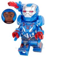 Đồ chơi mô hình khối xây dựng Avengers Alliance 4 Blue War Machine 792, tương thích với các bên thứ ba