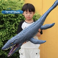 Đồ chơi mô hình khủng long Mosasaurus bằng cao su siêu bền phát nhạc cho bé