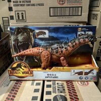 ※Đồ chơi mô hình khủng long nhai lớn với hiệu ứng âm thanh T-Rex Vineyard Dragon trong phim Mattel Jurassic World Dominion