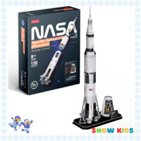 Đồ Chơi Mô Hình Lắp Ghép 3D CubicFun NASA- Tên lửa vũ trụ Saturn V - Apollo DS1059h