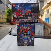 Đồ chơi Mô hình lắp ghép siêu xe 696Pcs -Robot Tranfomer,Đồ chơi lắp ráp có thể lắp nên Siêu xe và Robot siêu nhân tùy ý