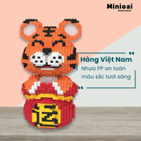 Đồ chơi mô hình lắp ráp Hổ Thần Tài 3D kích thước 29 cm , đồ chơi lego hoạt hình các nhân vật Mô Hình Lắp ghép