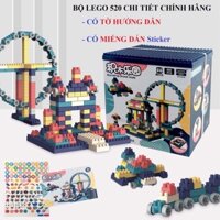 Đồ chơi, mô hình lego 520 chi tiết. Phù hợp với cả bé trai và bé gái, nhiều chi tiết thoả sức sáng tạo cùng bé yêu.